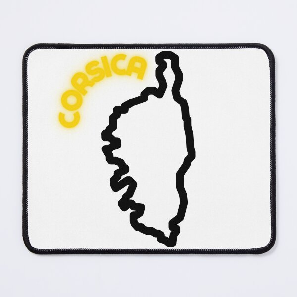 Item preview, Yellow corsica and island in black designed and sold by JAG2B.