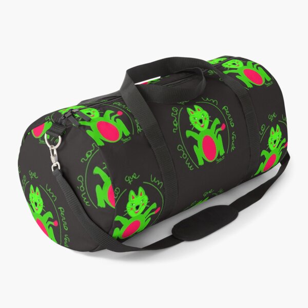 Item preview, green cat designed and sold by Rompeolas.