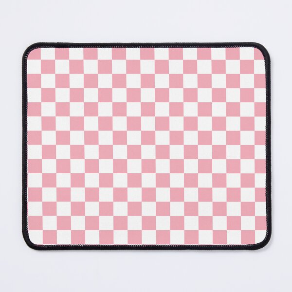 Checkerboard pink pattern Mouse Pad