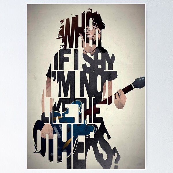 Foo Fighters MY HERO Song Lyrics Poster Print Wall Art