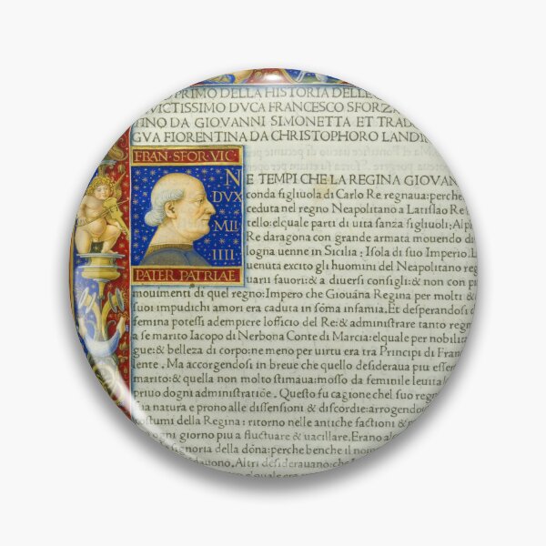 Item preview, Medieval Renaissance Illuminated Manuscript - Historia delle cose facte dallo invictisimo duca Francesco Sforza - Italian Milan History designed and sold by Vintage-TM.