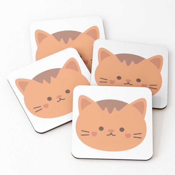 Item preview, Cute cat face  designed and sold by Vaglestyle.