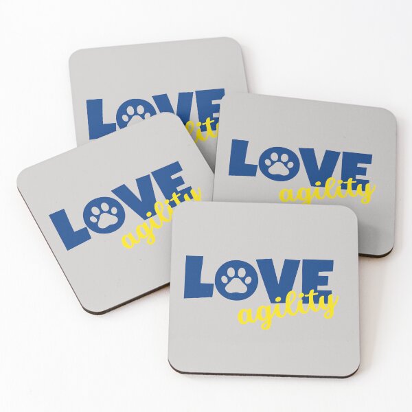 Item preview, Love agility in blue and yellow designed and sold by PausePapote.