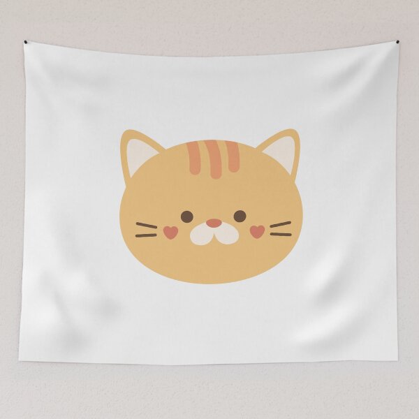 Item preview, Cute cat face  designed and sold by Vaglestyle.