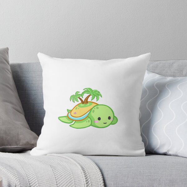 Item preview, Cute Turtle Island Shell Sticker designed and sold by 10six.