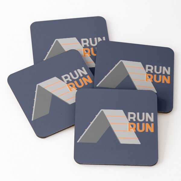 Item preview, Agility run run in orange and gray for dog and agility enthusiasts designed and sold by PausePapote.