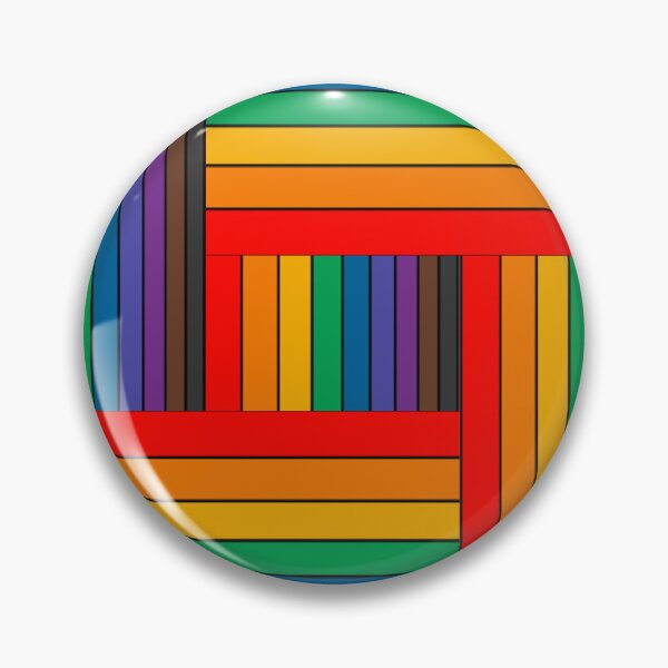 Item preview, Mod Colorful Rainbow Pattern designed and sold by BronikowskiART.
