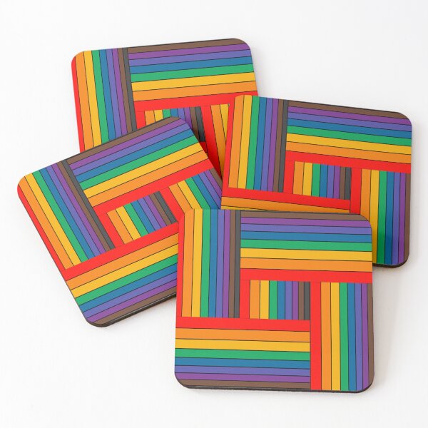 Item preview, Mod Colorful Rainbow Pattern designed and sold by BronikowskiART.