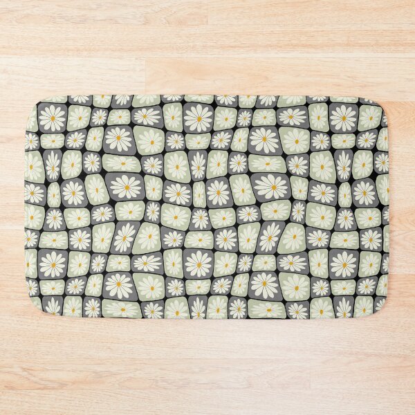 Item preview, Trippy Checkered Daisies | Neutral Tones designed and sold by CarolFreire.