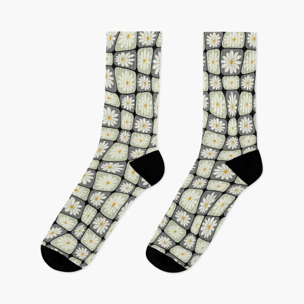 Item preview, Trippy Checkered Daisies | Neutral Tones designed and sold by CarolFreire.