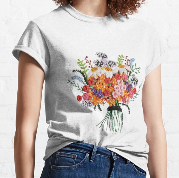 Embroidery Designs T-Shirts | Redbubble