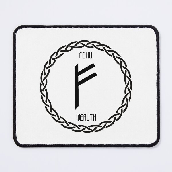 Item preview, Fehu Rune Celtic Knot Shirts & Accessories designed and sold by AgeOfHeroes.