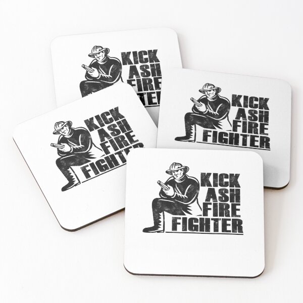 Item preview, Funny firefighter Kick ASH firefighter designed and sold by dickvusqr.