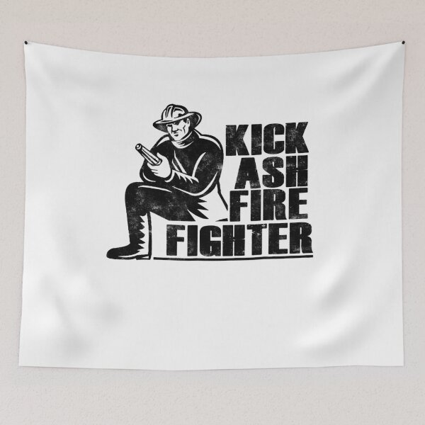 Item preview, Funny firefighter Kick ASH firefighter designed and sold by dickvusqr.