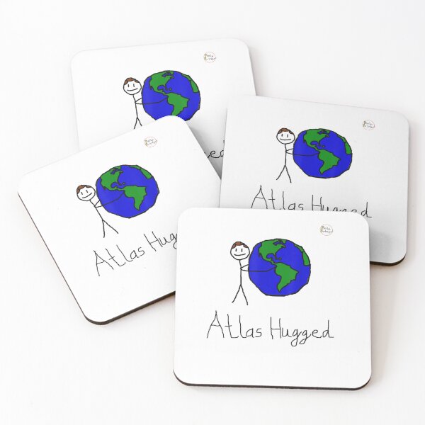 Artikelvorschau, Atlas Hugged Graphic Novelty Joke Tee, schlecht gezeichnet entworfen und verkauft von dickvusqr.