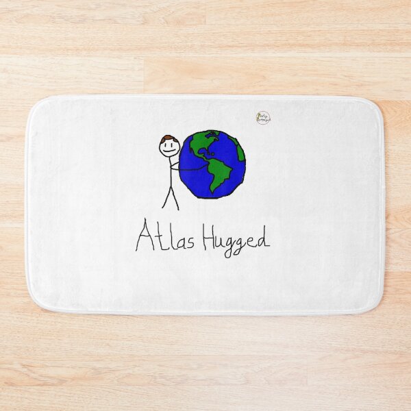 Item preview, Atlas Hugged Graphic Novelty Joke Tee, Poorly Drawn designed and sold by dickvusqr.