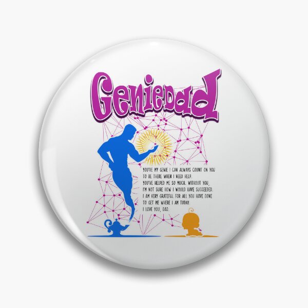 Item preview, Genie Dad (WC),You’re my genie I can always count on you to be there when I need help.,Happy Father's Day T-Shirt, Father's Day Gift, Moustache Shirt designed and sold by Vaccine159.