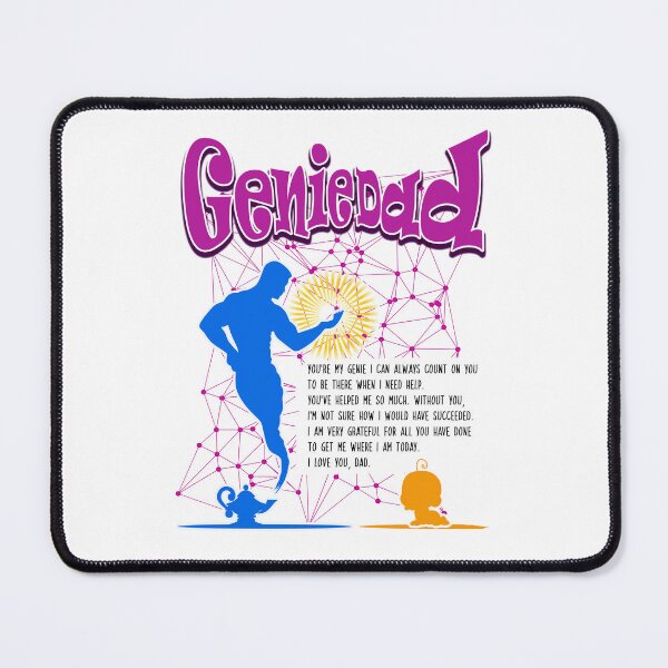 Item preview, Genie Dad (WC),You’re my genie I can always count on you to be there when I need help.,Happy Father's Day T-Shirt, Father's Day Gift, Moustache Shirt designed and sold by Vaccine159.