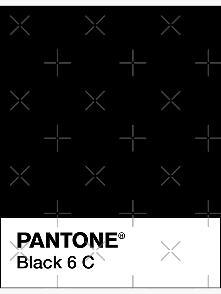 PANTONE BLACK 6 C by camboa