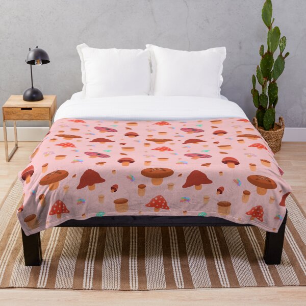 Aperçu de l'œuvre Motif de la série de la famille des champignons - Rose créée et vendue par MILdecals.