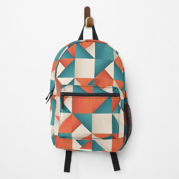 Item preview, Blue and Orange Geometric Pattern designed and sold by Blue-Banana.