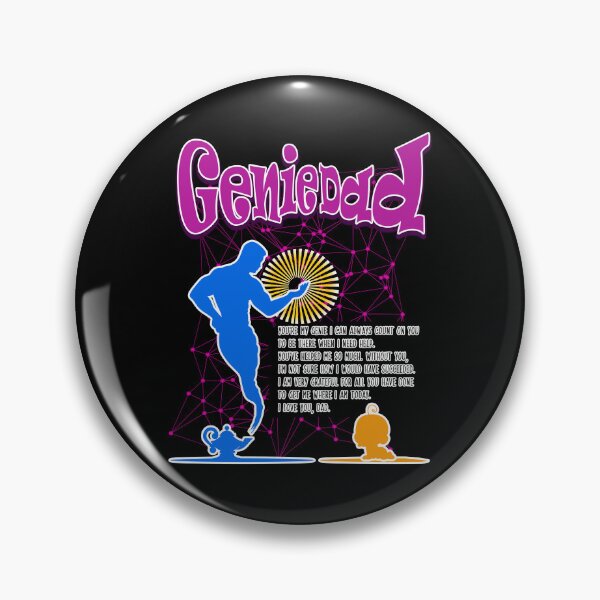 Item preview, Genie Dad (BC),You’re my genie I can always count on you to be there when I need help.,Happy Father's Day T-Shirt, Father's Day Gift, Moustache Shirt designed and sold by Vaccine159.