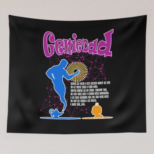 Item preview, Genie Dad (BC),You’re my genie I can always count on you to be there when I need help.,Happy Father's Day T-Shirt, Father's Day Gift, Moustache Shirt designed and sold by Vaccine159.