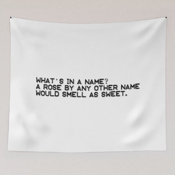Item preview, What is in a name (black) designed and sold by didijuca.