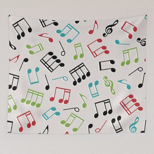 Item preview, Musical Notes Pattern designed and sold by Blue-Banana.