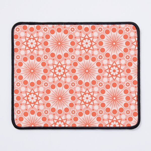 Item preview, Retro Floral Wallpaper - Pink designed and sold by latheandquill.