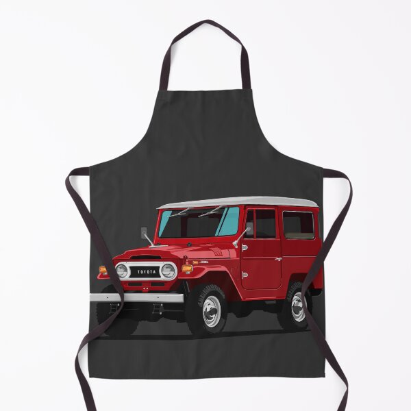 Item preview, Artwork 1970 Toyota FJ40 Landcruiser 4x4 Offroad red designed and sold by SketchNinja.