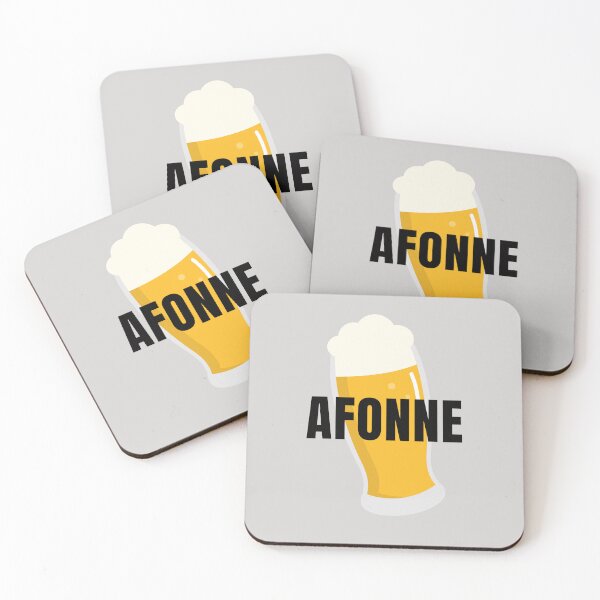 Item preview, Afonne ton verre, Belgian expression which means dry drink designed and sold by PausePapote.