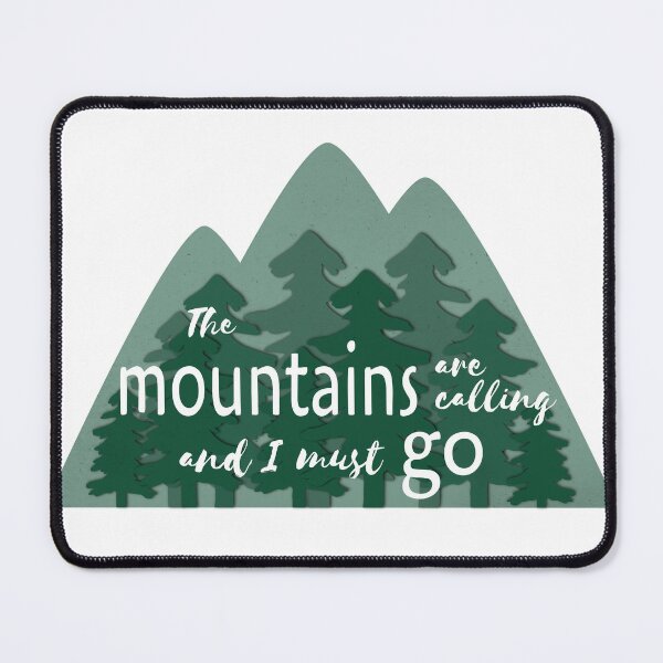 Item preview, The Mountains Are Calling - Green designed and sold by MSwiftDesigns.