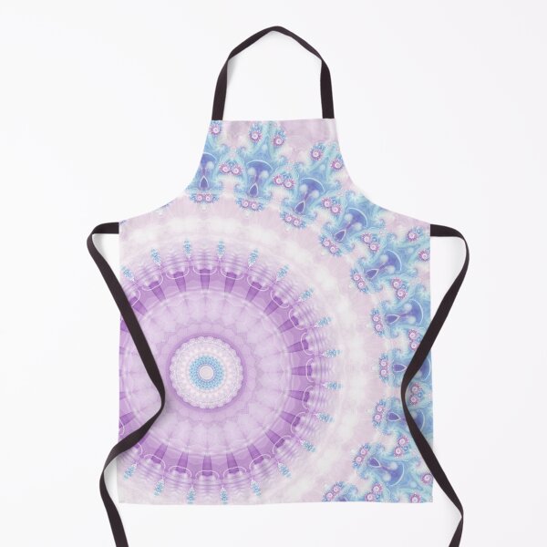 Item preview, Pastel Purple and Blue Mandala designed and sold by Kelly Dietrich Mandala & Fractal Art.