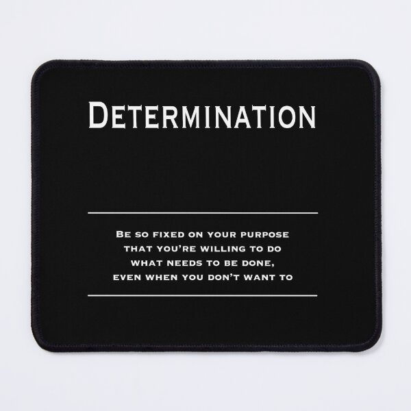 Item preview, Determination- Motivational Inspirational Corporate Office Wall Art Black and White T-Shirt designed and sold by Read This Already.