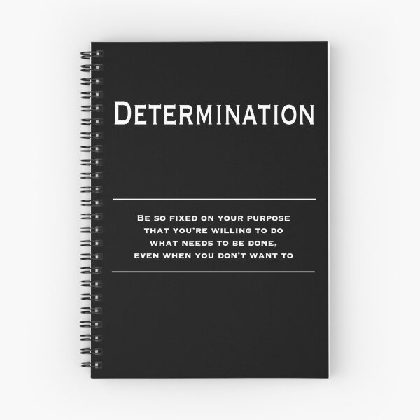 Item preview, Determination- Motivational Inspirational Corporate Office Wall Art Black and White T-Shirt designed and sold by Read This Already.