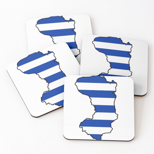 Item preview, Chios Greek Island Greece Map Χίος, Ελλάδα Blue White Greek Flag Black Outline designed and sold by digitalsocial.