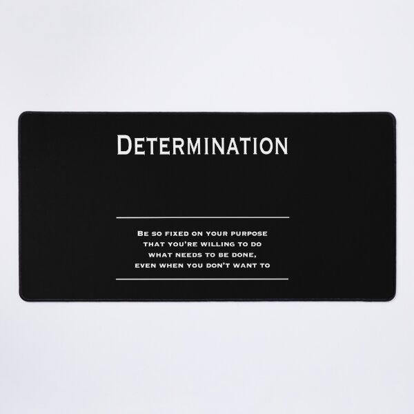 Item preview, Determination- Motivational Inspirational Corporate Office Wall Art Black and White T-Shirt designed and sold by Read This Already.