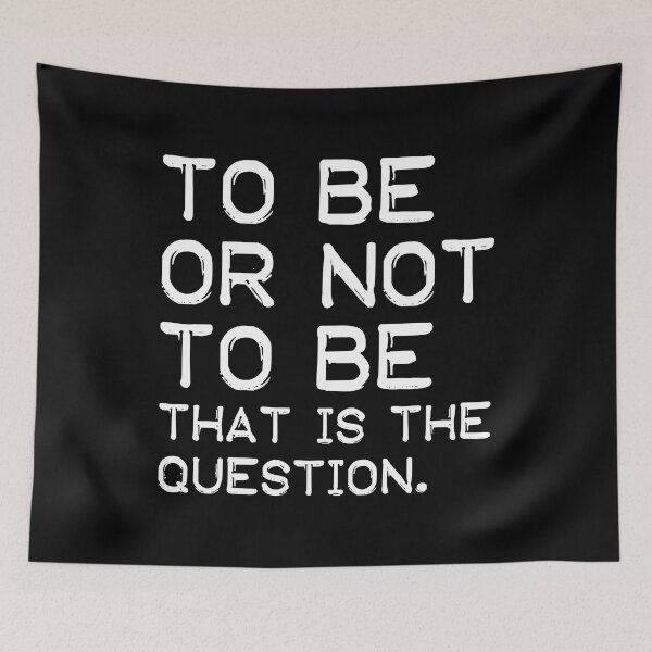 Item preview, To be or not to be (white) designed and sold by didijuca.