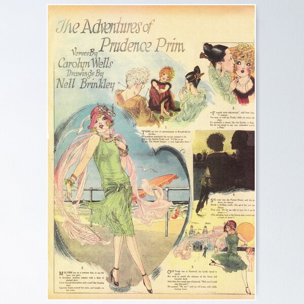 Item preview, The Adventures of Prudence Prim by Nell Brinkley - Vintage Art designed and sold by RickE.