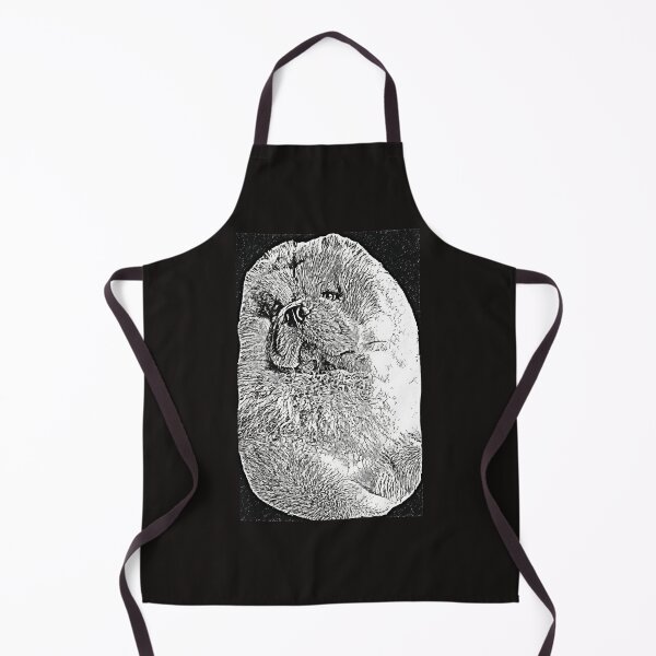 Item preview, Copy of Chow chow beautiful lion dog black and white designed and sold by MariDaniArt.