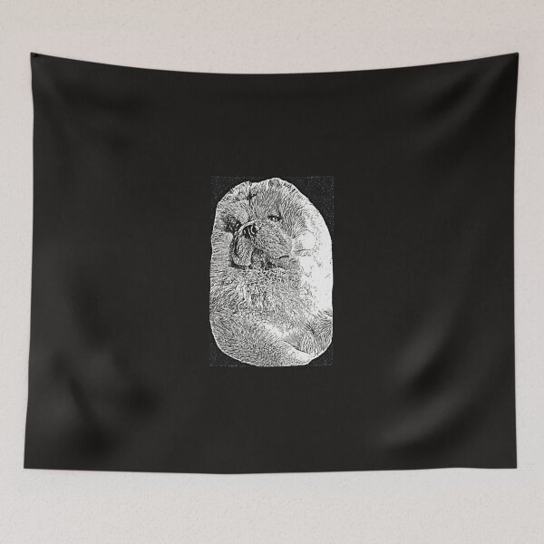 Item preview, Copy of Chow chow  beautiful lion dog black and white designed and sold by MariDaniArt.