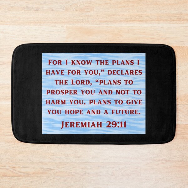 Item preview, Bible Verse Jeremiah 29:11 designed and sold by Prayingwarrior.