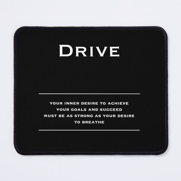 Item preview, Drive - Motivational Inspirational Corporate Office Wall Art Black and White T-Shirt designed and sold by Read This Already.