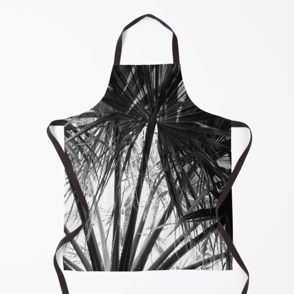 Item preview, Palm Tree Tropical Leaves Black And White Photography designed and sold by taiche.