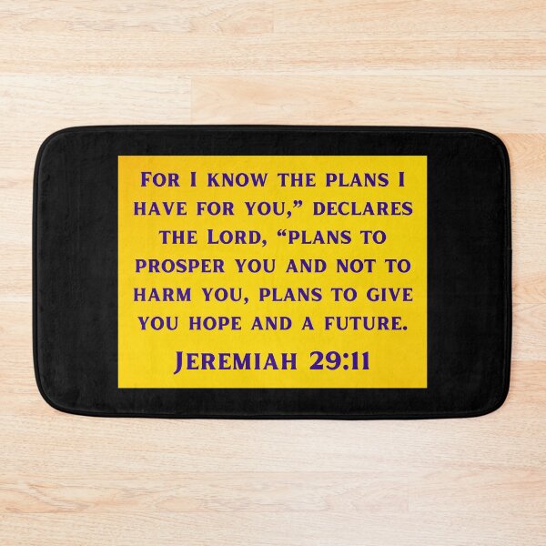 Item preview, Bible Verse Jeremiah 29:11 designed and sold by Prayingwarrior.