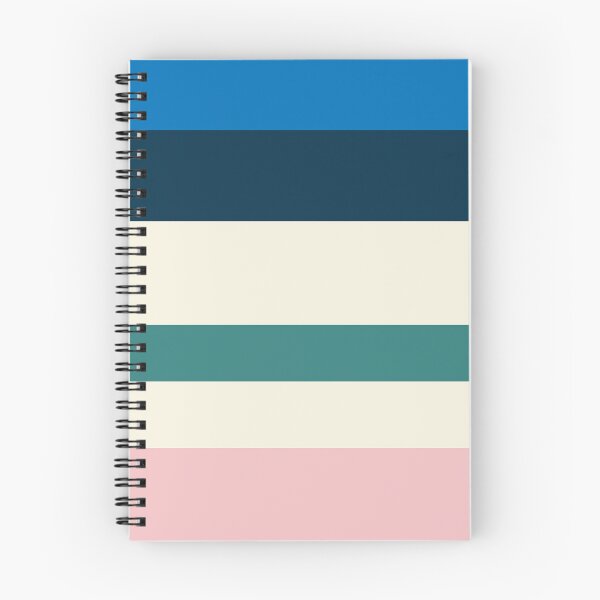 Item preview,  Summer Vibes Happy Stripes in Pink Blue and Green designed and sold by ECMazurDesign.