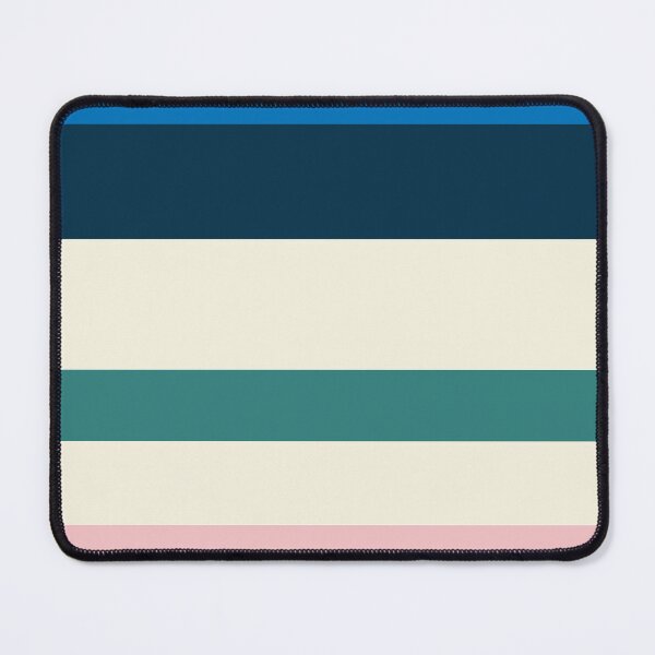 Item preview, Summer Vibes Happy Stripes in Pink Blue and Green designed and sold by ECMazurDesign.