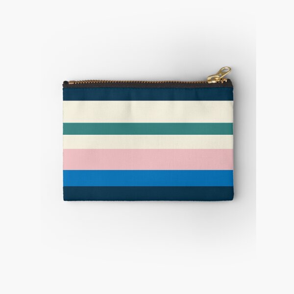 Item preview,  Summer Vibes Happy Stripes in Pink Blue and Green designed and sold by ECMazurDesign.