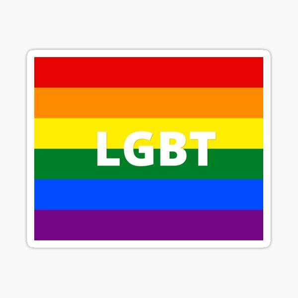 LGBT flag Sticker